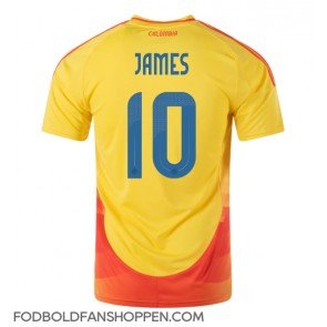 Colombia James Rodriguez #10 Hjemmebanetrøje Copa America 2024 Kortærmet